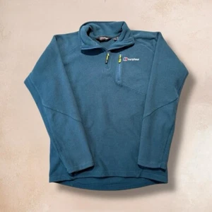 Berghaus 1/4 Zip Fleecepullover Gr. Large in Blau Herren Outdoor Sweatshirt - Bild 1 von 5