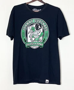 Johnny Cupcakes T-Shirt Large Black Green Graphic Lecture Series Streetwear - Picture 1 of 5