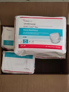 4 x 20 ct Cardinal health Sure Care Plus Protective Underwear LARGE - Picture 1 of 3