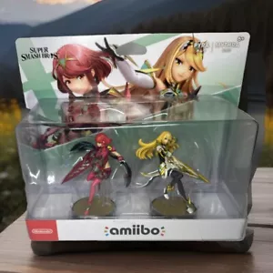 Super Smash Bros. Series Pyra e Mythra amiibo confezione da 2 pezzi nuovi - Foto 1 di 5