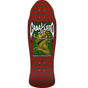 Powell Peralta Steve Caballero Street Reissue Skateboard Deck 9.625" Red/Brown - Picture 1 of 1
