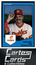 Dennis Burtt 1989 ProCards Minor League Team Sets #68  Albuquerque Dukes