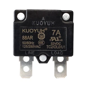 Kuoyuh Leistungsschalter 88AR Serie 7A 125/250VAC 32VDC-50VDC 50/60 Hz (1 Stück) - Bild 1 von 1