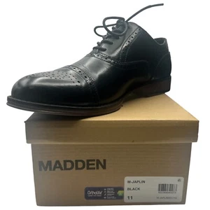 Steve Madden Oxford elegante Schuhe Herren Größe 11 Japlin schwarz Schnürschuhe Büro Party - Bild 1 von 12