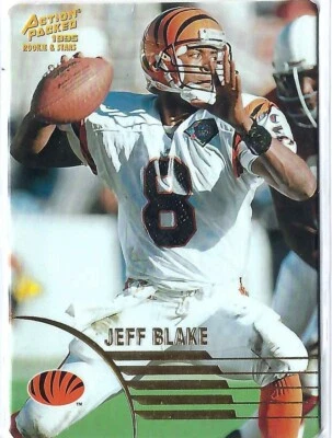 1995 Action Packed Rookie & Stars Jeff Blake - Cincinnati Bengals - Image 1 of 2
