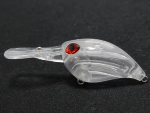 Señuelo de pesca wLure 10 cuerpos de señuelo de pececillos en blanco 2 3/8 pulgadas sin pintar UPC770 - Imagen 1 de 5