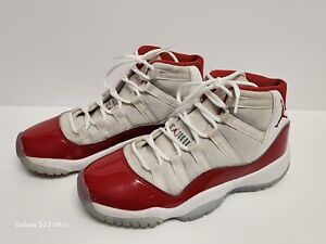 2022 Nike Air Jordan 11 Retro GS Cherry Youth Size 3.5Y Red Shoes 378038 116