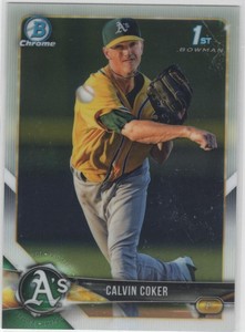 2018 Bowman Chrome Calvin Coker #BDC-92