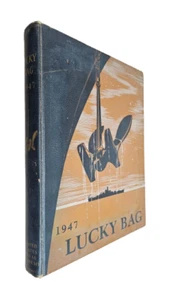 Lucky Bag 1947 Yearbook - Jimmy Carter - Stansfield Turner - US Naval Academy HC - Picture 1 of 15
