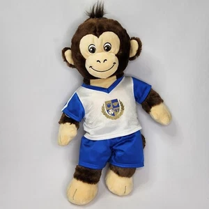 Build A Bear Affe Plüsch bestickte Augen 1997 Fußball Futbol Uniform Outfit 19 Zoll - Bild 1 von 12