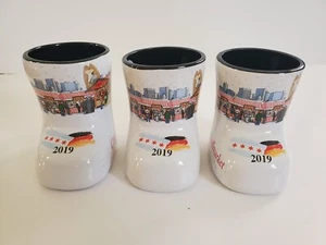 Lot of 3- 2019 Christkindlmarket Boot Mugs, Chicago German Christmas Market - Picture 1 of 10