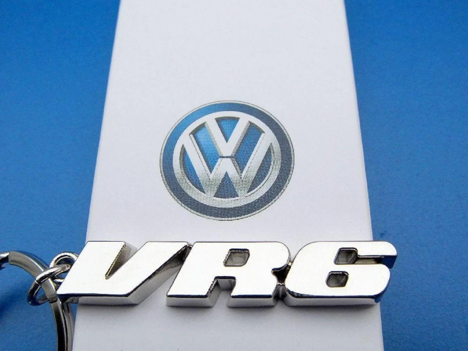 + VOLKSWAGEN VW VR6 Schlüsselanhänger für z.B. VW Golf, Vento, Passat