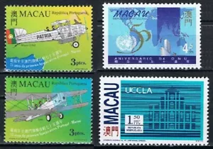 Macao, 3 set completi Af. 705, 800 e 992 /993 MNH ** - Foto 1 di 4
