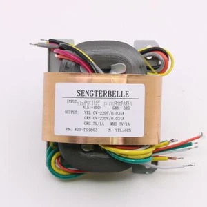 1 pieza 30W (30Va) transformador de aduio R-Core 220V *2+7V *2 para preamplificador de tubo - Imagen 1 de 2