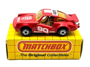 Matchbox MB3 Porsche Turbo RAR Braunglas rotes Logo auf Motorhaube in Sammlerbox - Bild 1 von 8