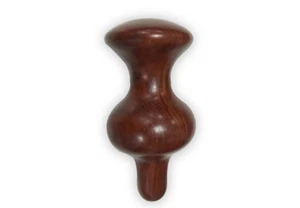 Rodillo de espalda de madera con pomo para terapia de masaje para mejorar el músculo estresado - Imagen 1 de 4