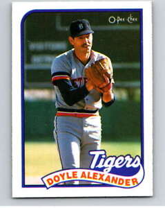 1989 O-Pee-Chee Baseball #77 Doyle Alexander  Detroit Tigers V95470
