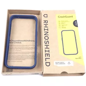 Rhinoshield Crashguard Bumper iPhone 16 Navy Blue - Picture 1 of 4
