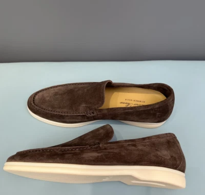 2025 Summer Mens Suede Loafers Shoes All Size in Stock Slip on Shoes Business - Image 1 of 4