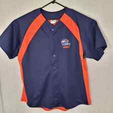 Vintage Majestic NFL Denver Broncos Baseball Jersey XL Blue Made in USA VTG