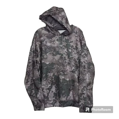 Ten Buck Men’s Med Camouflage Pullover Hoodie Hunting Outdoor Camp Gorpcore Dad - Image 1 of 4
