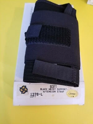 SOPORTE MUÑECA SCOTT SPECIALITIES 1378-L (NEGRO) CON CORREA DE TENSIÓN (LG) Izquierdo Foto 1 de 3