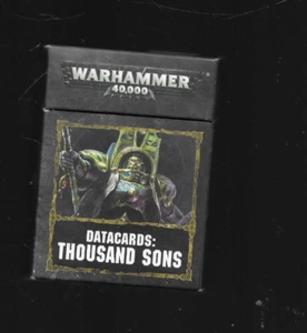 Games Workshop : Warhammer 40,000 Datacards : Thousand Sons - Picture 1 of 2