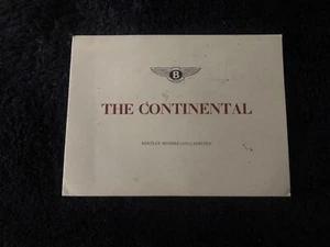 Bentley R Type Continental HJ Mulliner sedán 1953 distribuidor folleto de fábrica fabricante de equipos originales - Imagen 1 de 10