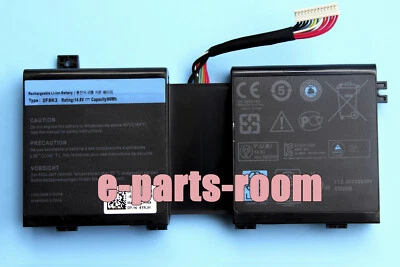 New 86Wh 2F8K3 Laptop Battery for Alienware 17 17X M17X R5 18X M18X R3 P18E - Bild 1 von 2