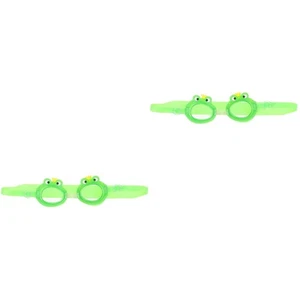 2 Pieces Schwimmbrillen Für Kinder Männer Und Frauen Kleinkind Frosch - Bild 1 von 12