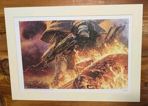 The Battle of Iron Corpses Warhammer Horus Heresy Titanen Galerie Kunstdruck - Bild 1 von 6