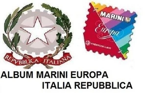 1945 / 1967 FOGLI ALBUM MARINI ITALIA REPUBBLICA MODELLO EUROPA NUOVO MF3877 - Imagen 1 de 1