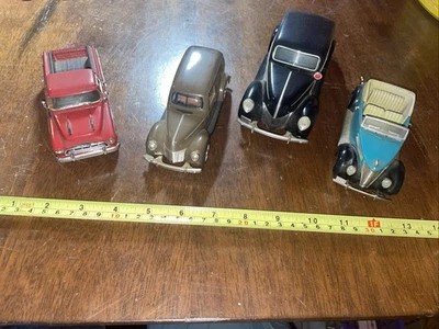 Vintage Car Models Lot Of Four Arno Products Liberty Classics Die Cast Sunnyside - Image 1 of 4