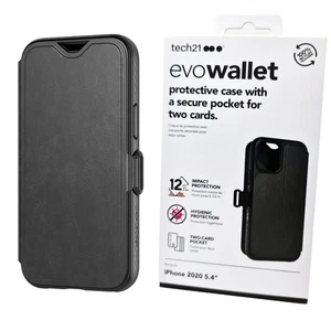 Tech21 Evo Wallet Case for iPhone 12 mini 13 mini Cover - Shockproof - Picture 1 of 12