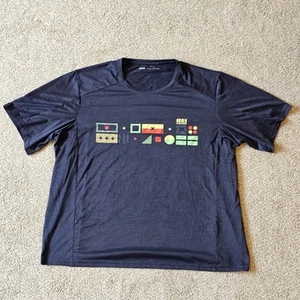 REI Co-op Adventures Graphic T-shirt Womens X-Large Midnight Navy - Picture 1 of 5