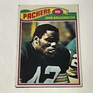 1977 Topps 166 John Brockington  FREE SH - Picture 1 of 2