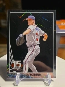 Convención Nacional Hoja 2025 Greg Maddux 1992 Láser Negro Prizm Promo #'d 2/2! - Imagen 1 de 2