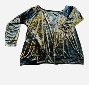 Torrid grün Crushed Velvet Top Übergröße 3X festlich, Urlaub, Hexen, Abend - Bild 1 von 7
