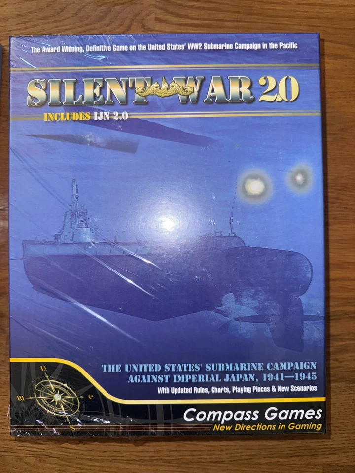 Compass Games Silent War 2.0 (includes IJN) Brand New - Image 1 of 1