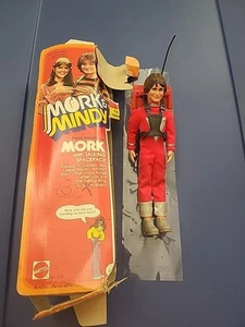 1979 Vintage Talking Mork mit Spacepack Robin Williams Actionfigur Puppe mit Box - Bild 1 von 14