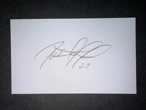 Justin Topa, Twins (2020 Debut) SIGNIERTE 3x5 Karteikarte (HS) - Bild 1 von 1
