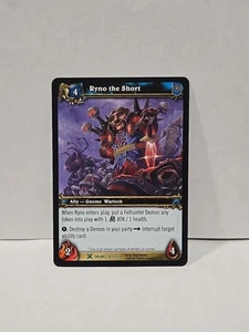 World Of Warcraft TCG Drums Of War Ryno The Short Regular Uncommon - Picture 1 of 2