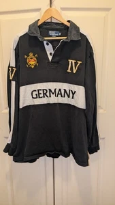 Vintage Polo Ralph Lauren Germany Rugby Langarmshirt Gr. XLT - Bild 1 von 9