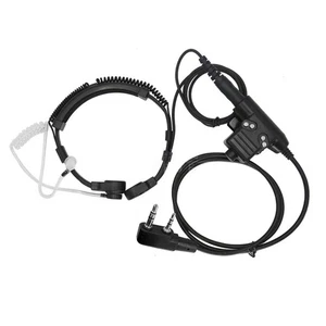 2Pin U94 PTT Mic Earpiece Radio Headset Cable Cord For Baofeng Kenwood HYT - Afbeelding 1 van 12