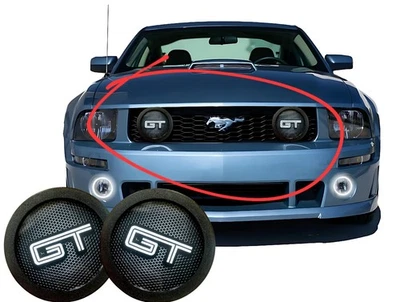 Par de cubiertas antiniebla acrílicas translúcidas para disfraces Ford Mustang GT 05-09 Foto 1 de 4