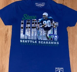 Seattle Seahawks Steve Largent T-Shirt Mitchell & Ness Vintage Throwback MEDIUM - Picture 1 of 5