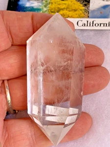 Klarer Quarz doppelt terminierter Heilkristall Mt Shasta energetisiert C-1366 - Bild 1 von 4