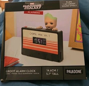 Paladone Guardians Of The Galaxy Marvel Groot Alarm Clock 5.7 Inches Brand New - Picture 1 of 3