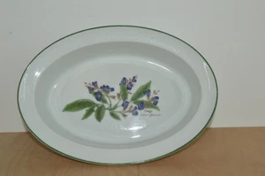 Royal Worcester Herbs - Sage - 24cm Oval Vegetable / Serving Dish (#37) - Picture 1 of 5