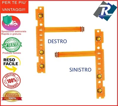 FLAT CAVO FLEX TASTI SL SR SYNC PER JOY-CON SINISTRO NINTENDO SWITCH JOYCON LED